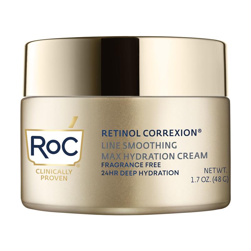 RoC Retinol Correxion Line Smoothing Max Hydration Cream Fragrance Free 48g