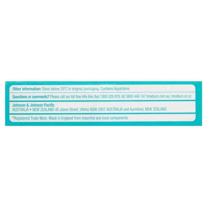 Imodium Zapid Diarrhoea Tablets 12 Pack