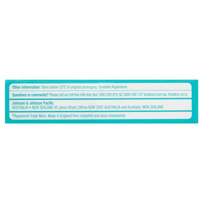 Imodium Zapid Diarrhoea Tablets 12 Pack
