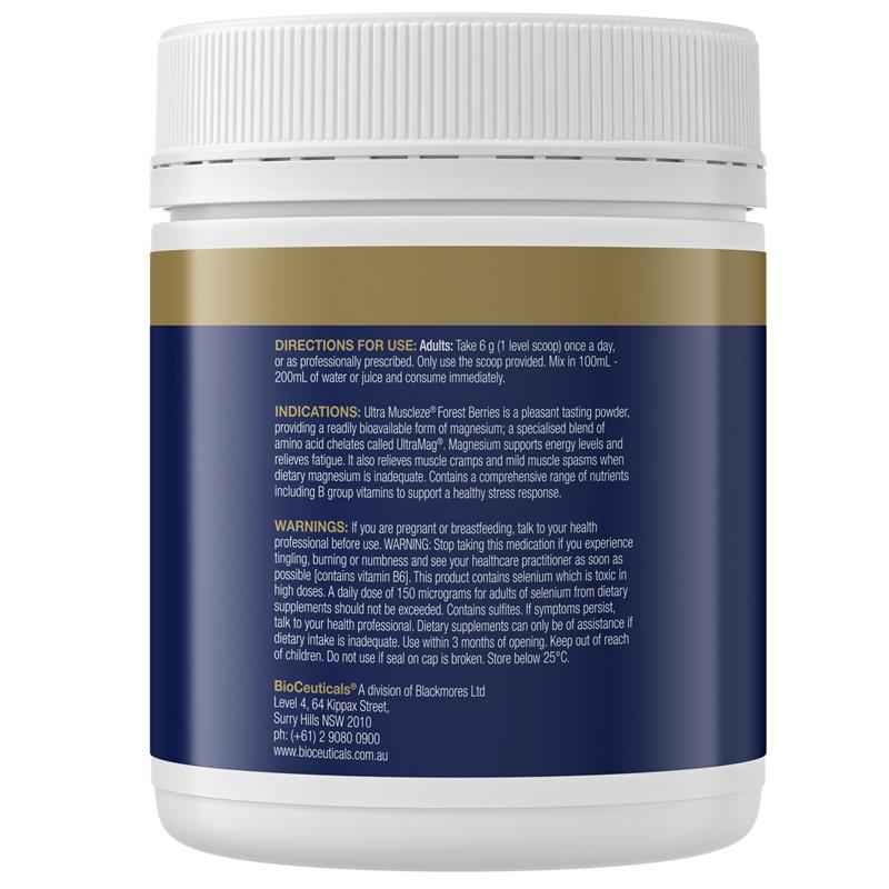 BioCeuticals Ultra Muscleze® Forest Berries 360g