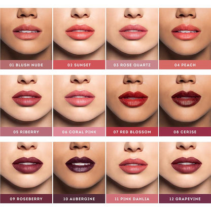 Nude by Nature Creamy Matte Lipstick 05 Riberry