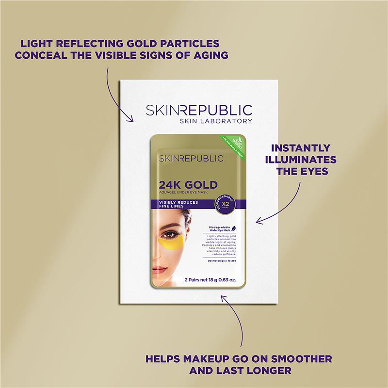 Skin Republic 24k Gold Under Eye Patches