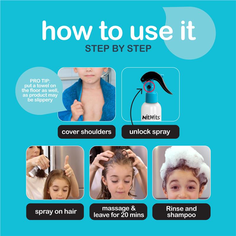 NitWits All In One Head Lice Solution 120ml
