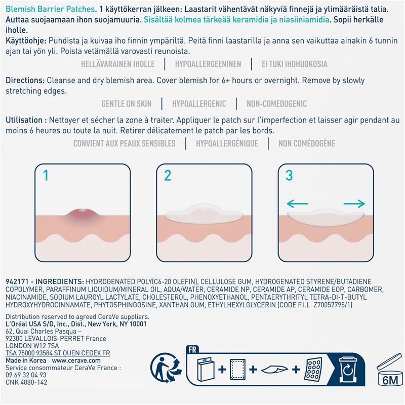 Cerave Blemish Barrier Patches