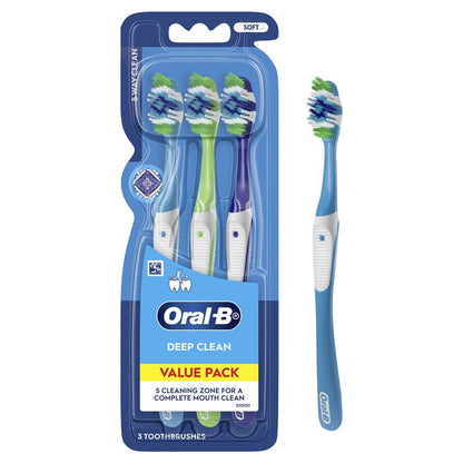 Oral B Toothbrush Complete 5 Way Clean Soft 3 Pack - GimmeNow