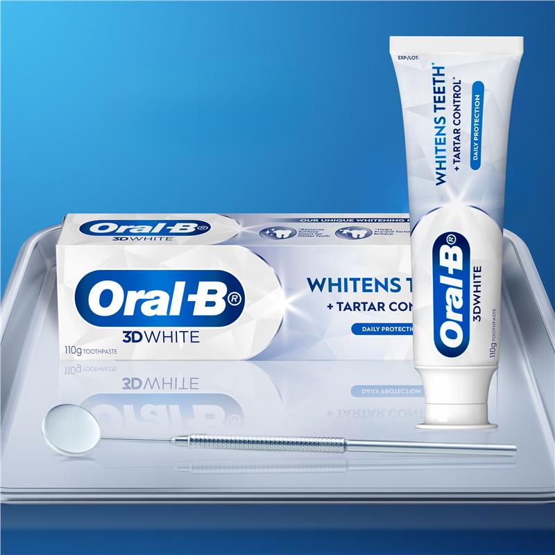 Oral B Toothpaste 3D White Strengthen Enamel 110g