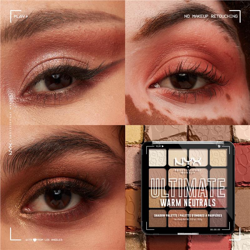 NYX Ultimate Shadow Palette 16-Pan Warm Neutral