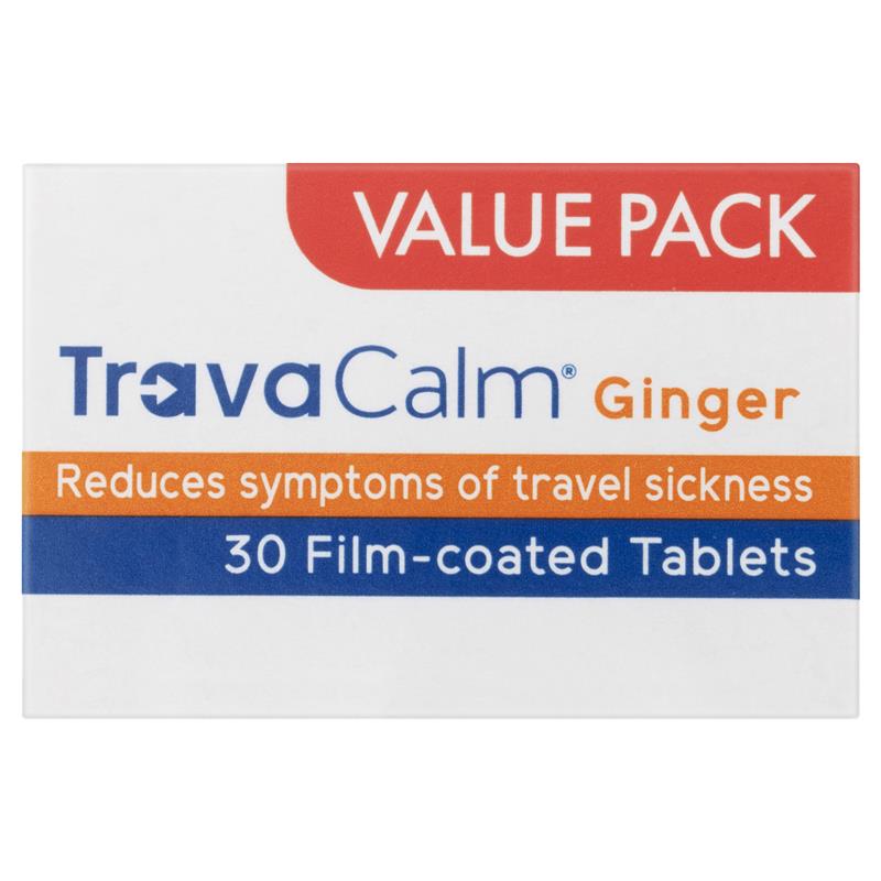 Travacalm Ginger 30 Tablets - GimmeNow