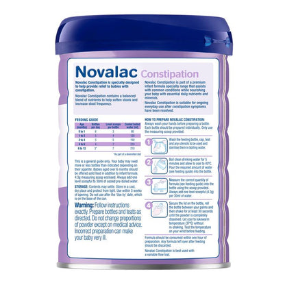 Novalac IT Constipation Formula 0-12 Months 800g