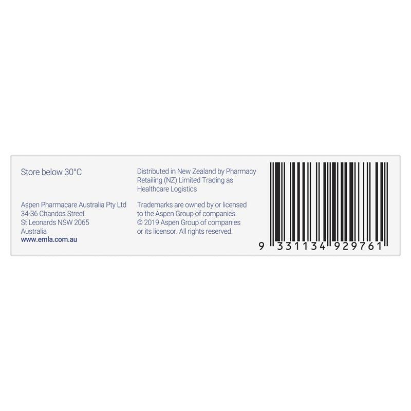 Emla Cream 1 x 5g Tubes + 2 Dressings