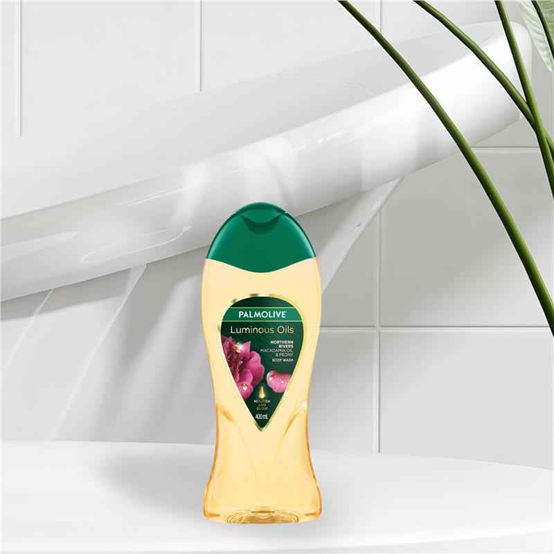 Palmolive Luminous Oils Body Wash Macadamia Oil & Peony 400ml