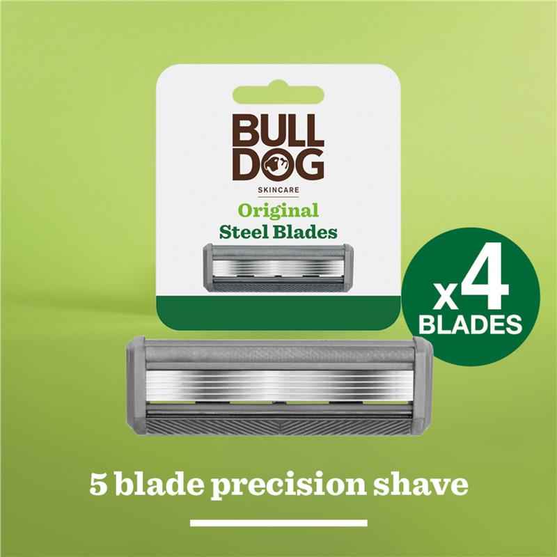 Bulldog Original Steel Blades 4 Pack