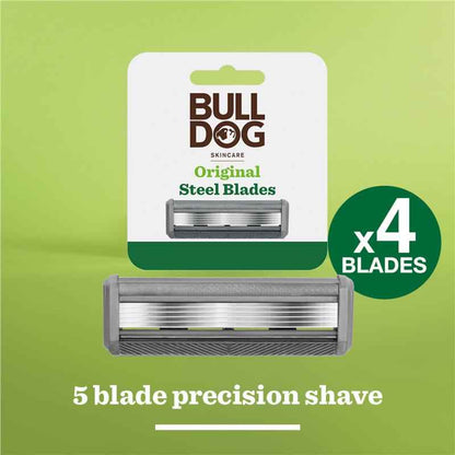 Bulldog Original Steel Blades 4 Pack