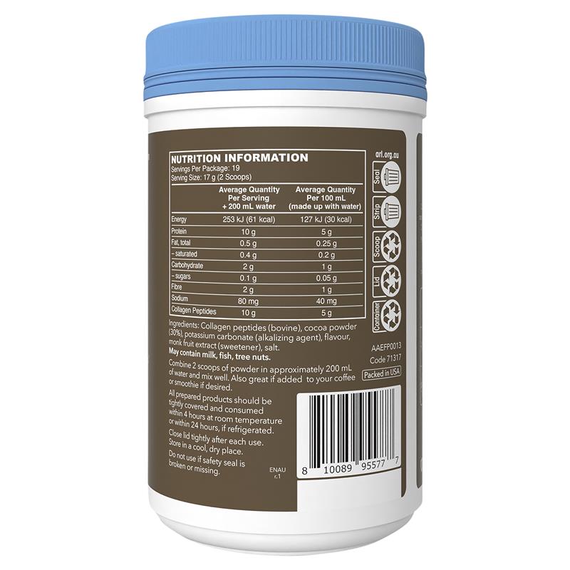 Vital Proteins Collagen Peptides Powder Chocolate 329g