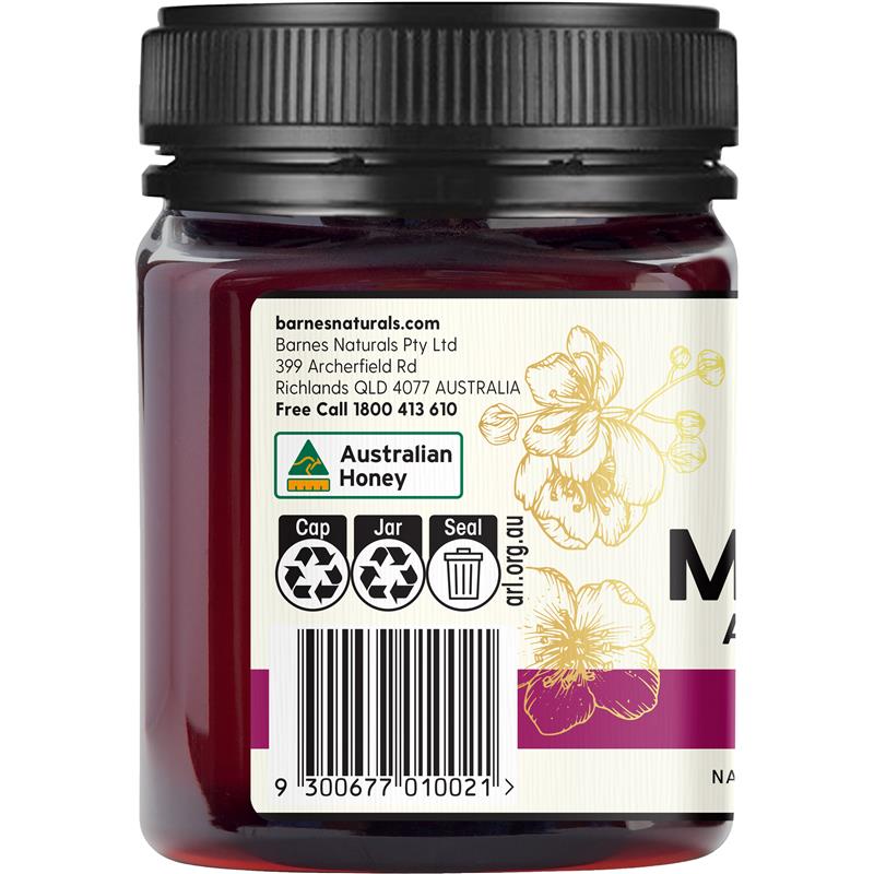 Barnes Naturals Australian Manuka Honey 500g MGO 400+