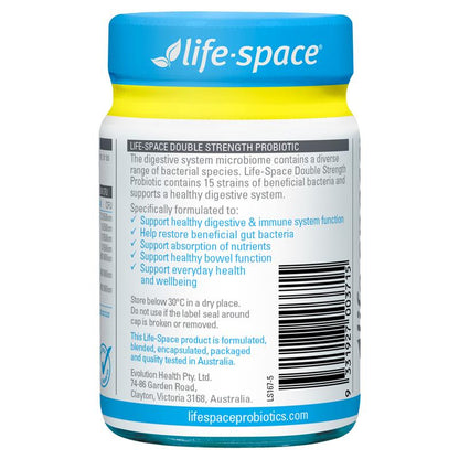 Life-Space Double Strength Probiotic 60 Capsules Exclusive Size