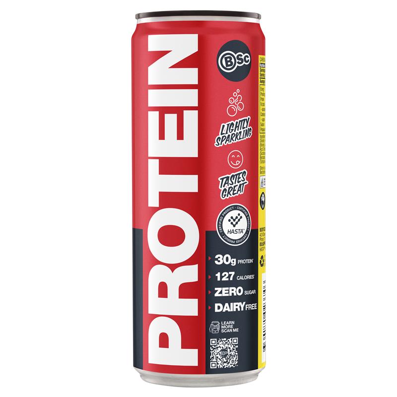 BSc Protein Water Can Lemon Soda 355ml