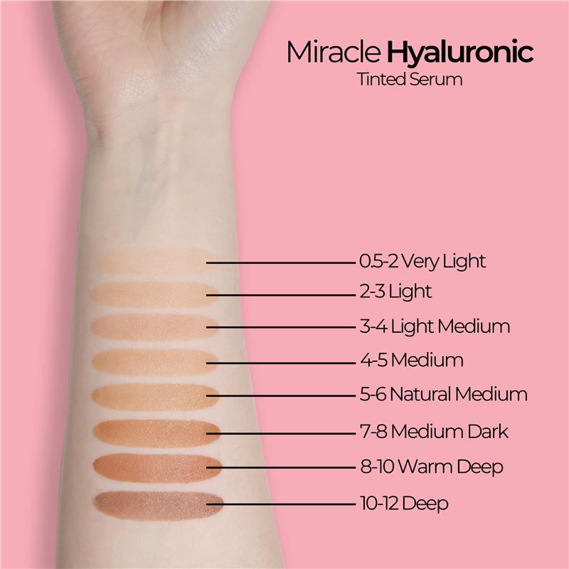 MCoBeauty Miracle Hyaluronic Tinted Serum 5-6 Medium/Tan