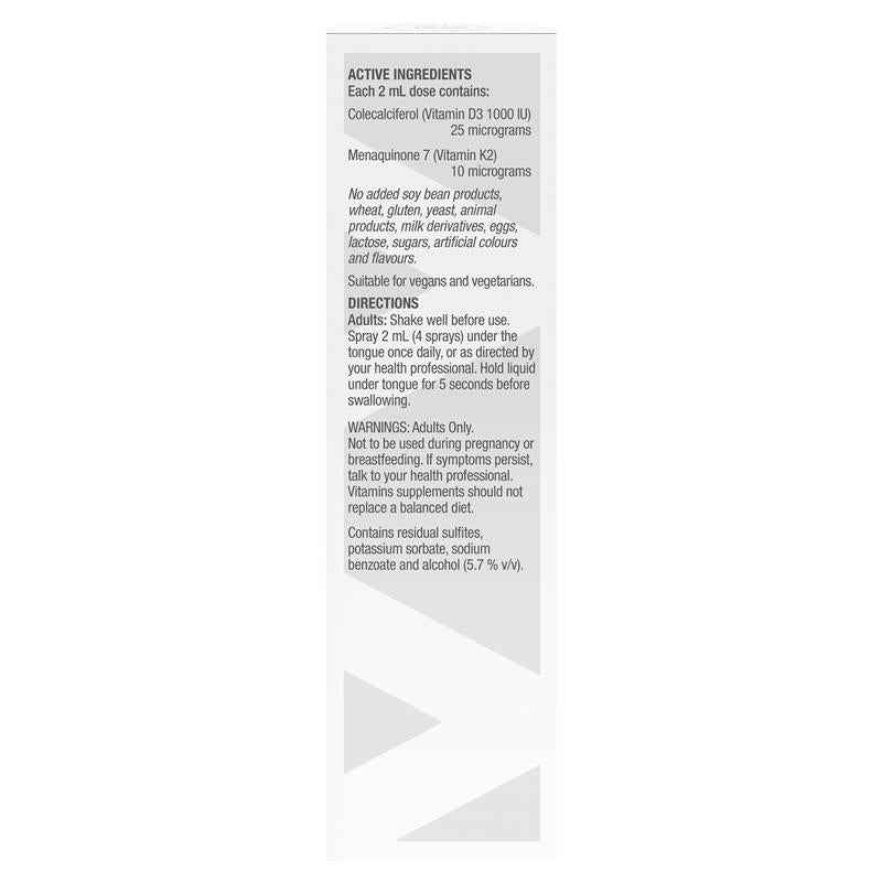 Henry Blooms VitaQIK Vitamin D3 & K2 50ml Oral Spray
