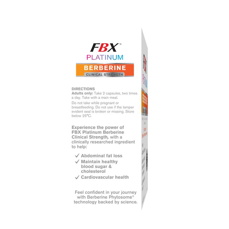 FBX Platinum Berberine Clinical Strength 40 Capsules