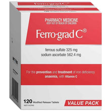 Ferro-Grad Iron & Vitamin C 120 Tablets Exclusive Size