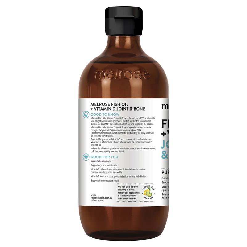 Melrose Omega Fish Oil + Vitamin D Joint & Bone 500ml - GimmeNow