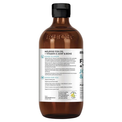 Melrose Omega Fish Oil + Vitamin D Joint & Bone 500ml - GimmeNow