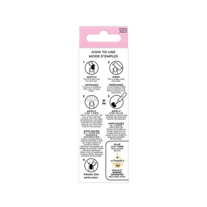 Sally Hansen Salon Effects Perfect Press-On Shortease Petite French 30 Pieces