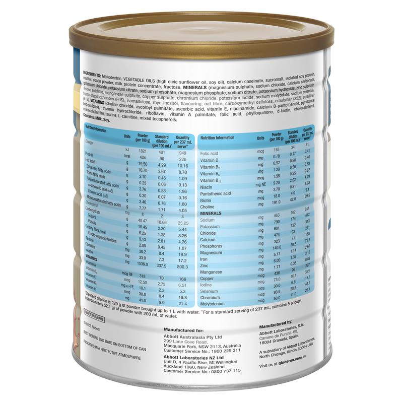 Glucerna Powder Chocolate 800g