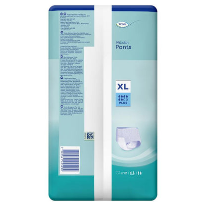 TENA Pants Plus Extra Large 12 Pack