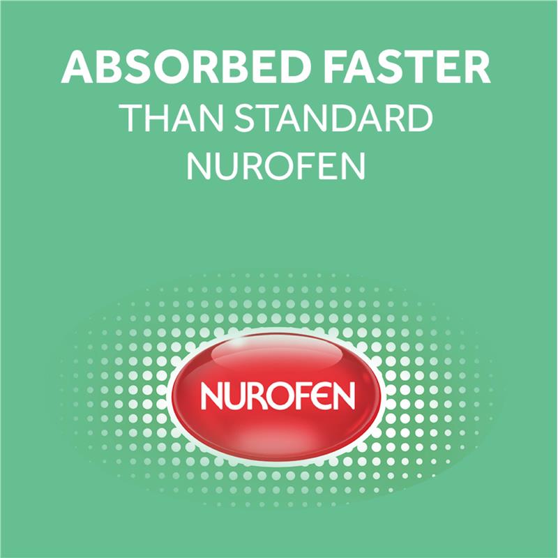 Nurofen Zavance Fast Pain Relief Liquid Capsules 200mg Ibuprofen 20 pack