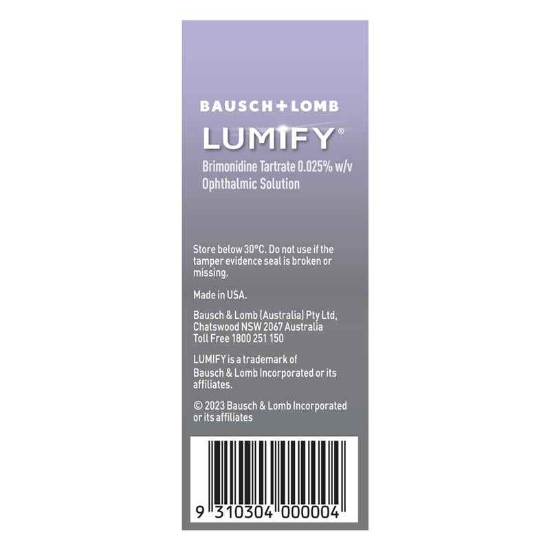 Lumify Redness Reliever Eye Drops 7.5ml