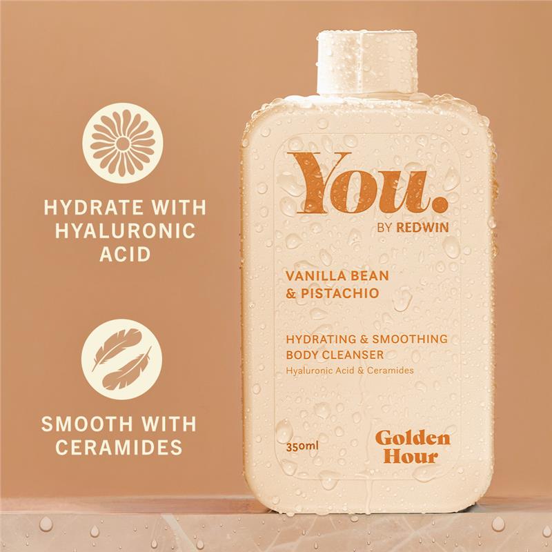 Redwin You Golden Hour Vanilla Bean & Pistachio Body Cleanser 350ml