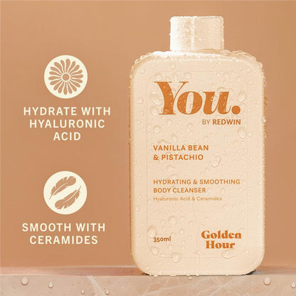 Redwin You Golden Hour Vanilla Bean & Pistachio Body Cleanser 350ml