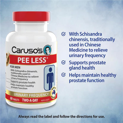 Carusos Pee Less 60 Tablets
