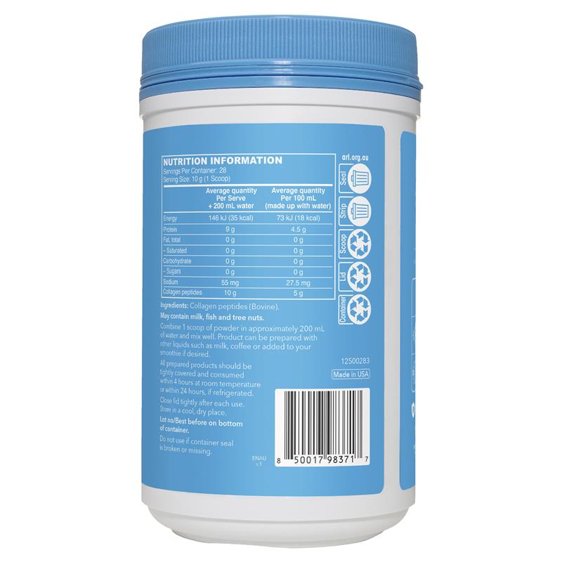 Vital Proteins Collagen Peptides Powder Unflavoured 284g
