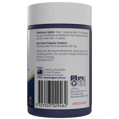 Bioglan NMN 500mg 30 Capsules