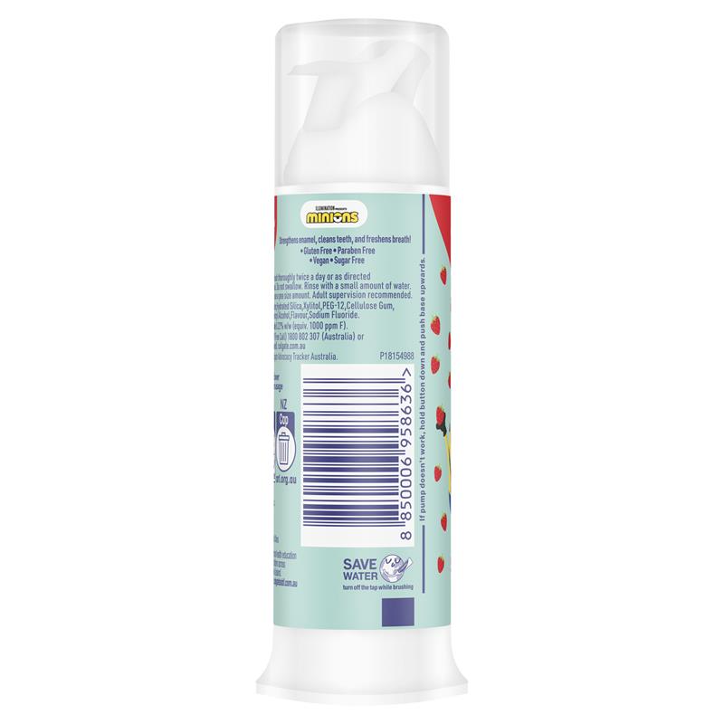 Colgate Toothpaste Kids Minion Strawberry Pump 85g