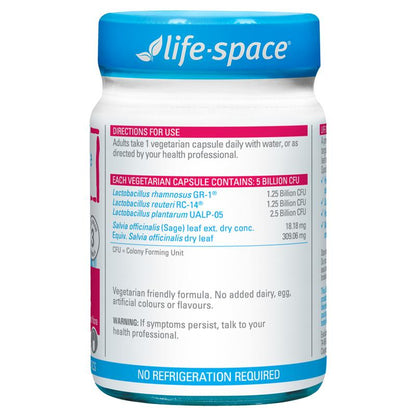 Life-Space Probiotic + Menopause Relief 30 Capsules