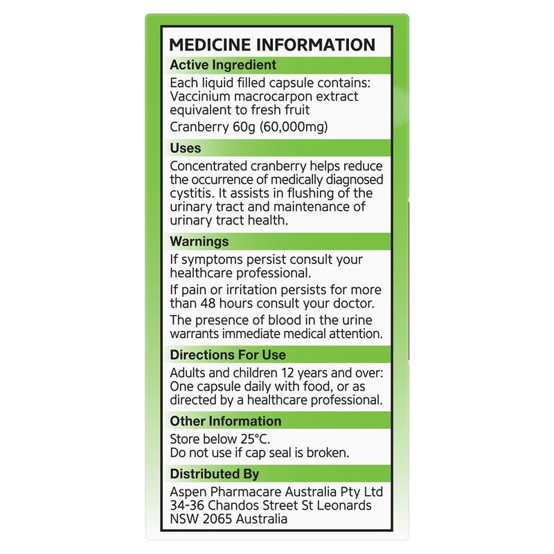 Ural High Strength Cranberry 60000mg 90 Capsules