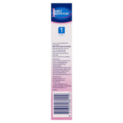 First Response Instream Pregnancy Test 1 Test