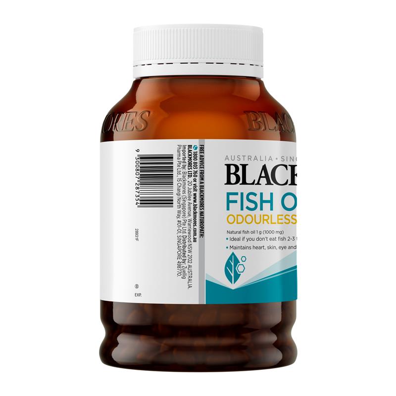 Blackmores Odourless Fish Oil 1000mg 400 Capsules