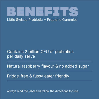 Little Swisse Pre + Probiotic Gummies 100 Pack