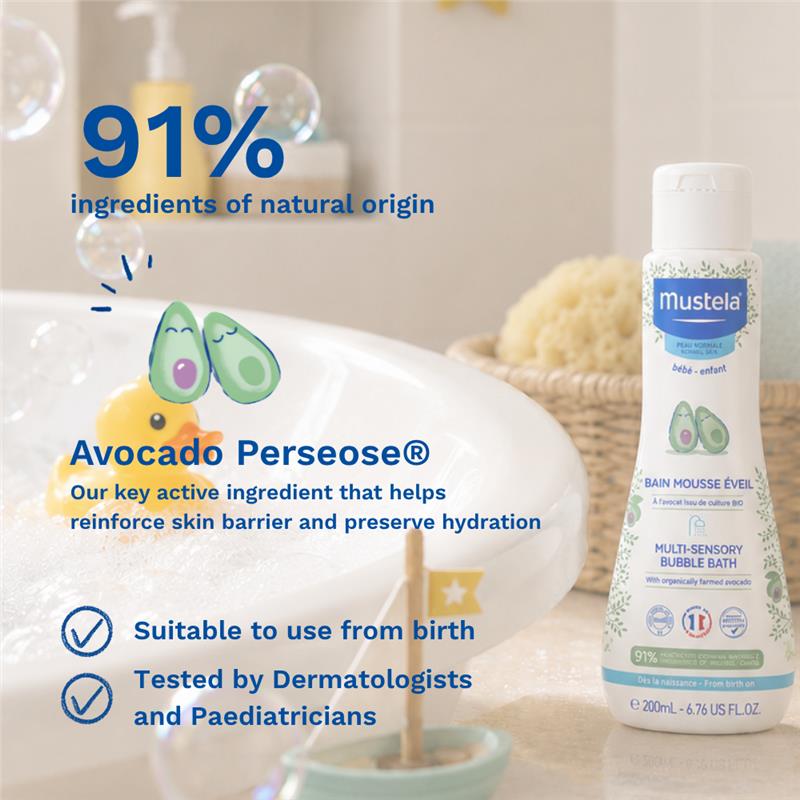 Mustela Multi-Sensory Bubble Bath 200ml