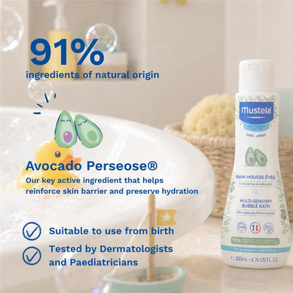 Mustela Multi-Sensory Bubble Bath 200ml