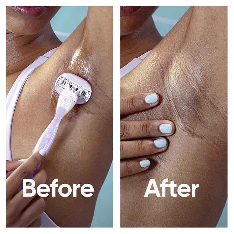 Gillette Venus Comfort Glide Sensitive Womens Razor Handle + 2 Blade Refills