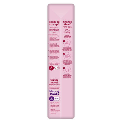 Huggies Ultra Dry Nappies Size 3 Girl 6-11kg Bulk 44 Pack