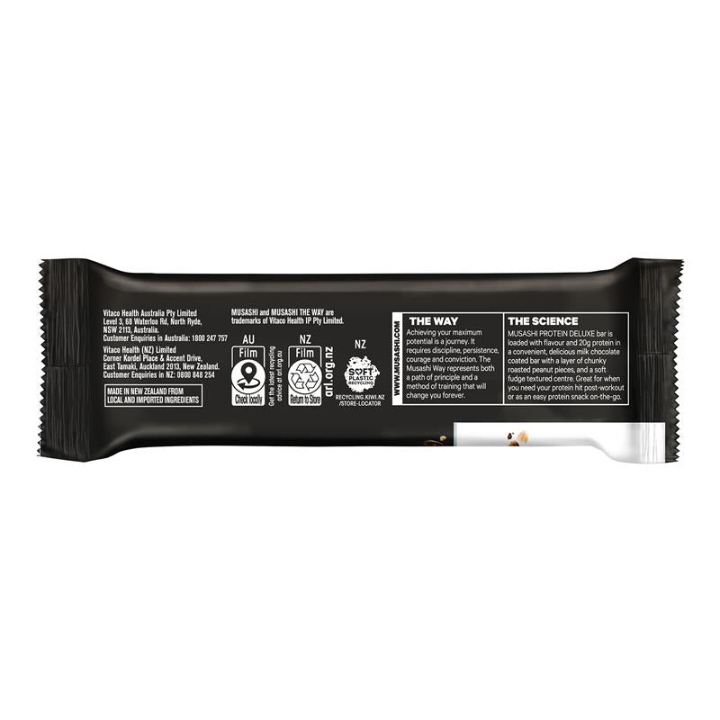 Musashi Deluxe Protein Bar Peanut Crunch 60g