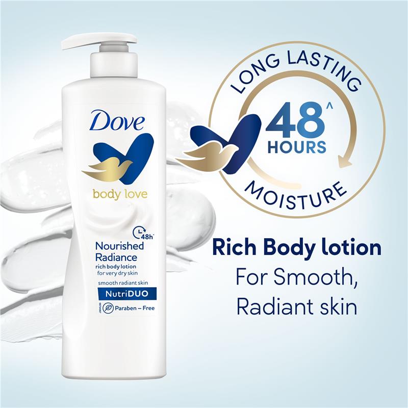Dove Body Lotion Nourished Radiance 400ml