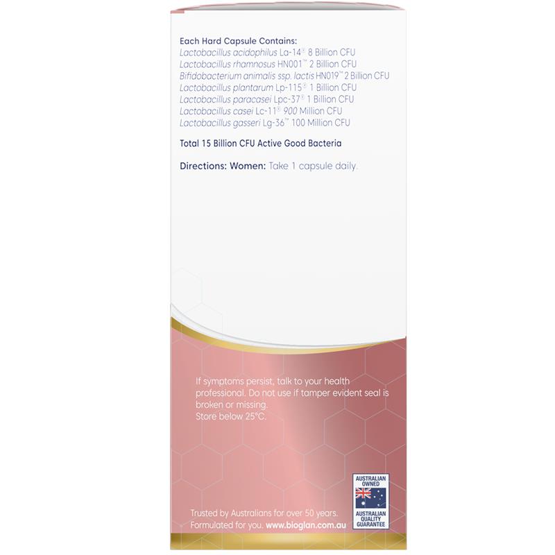 Bioglan Platinum Probiotics Women's Flora 50 Capsules